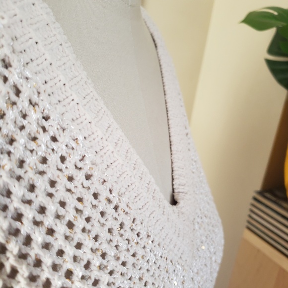 Joie Oatmeal Sparkle Sweater Size Large NEW! - Picture 10 of 13